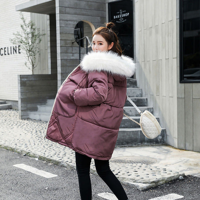 Newwinter warm coat padded short female Slim thin jackets women's thick cotton jacket clothing - LiveTrendsX