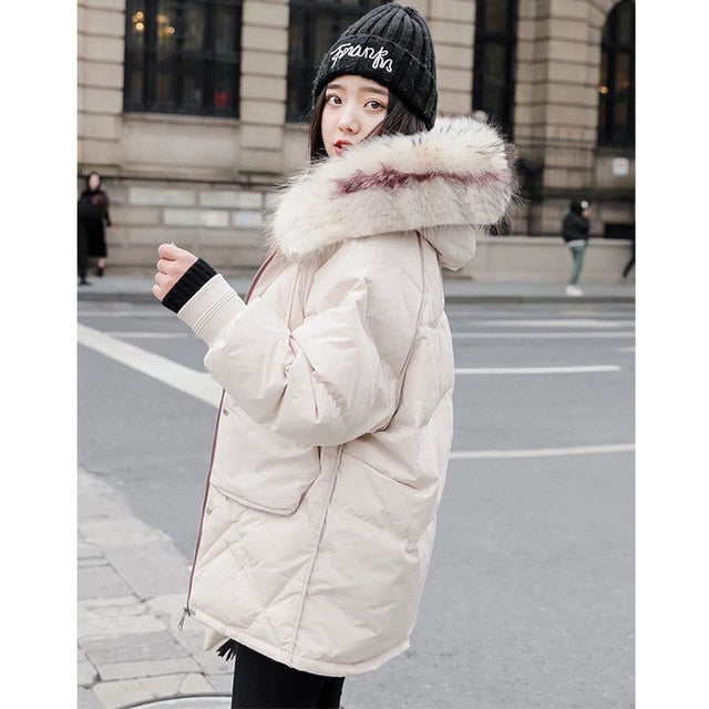 Newwinter warm coat padded short female Slim thin jackets women's thick cotton jacket clothing - LiveTrendsX