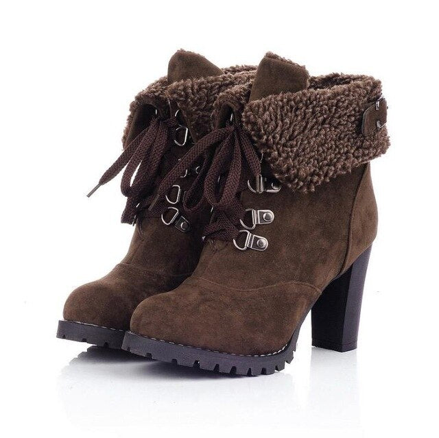 Europe and the United States winter high high women's  Martin boots - LiveTrendsX