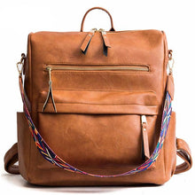 Load image into Gallery viewer, Retro Large Backpack Women PU Leather Rucksack Women&#39;s Knapsack Travel Backpacks Shoulder School Bags Mochila Back Pack - LiveTrendsX
