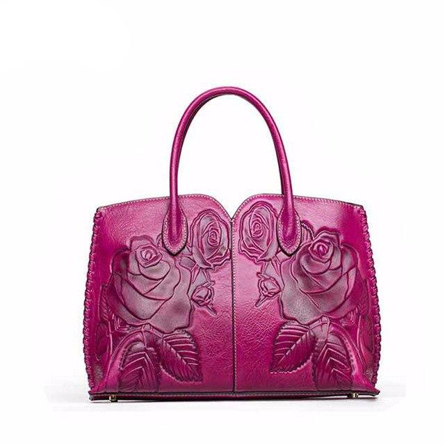 Genuine Leather women bags for women 2019 new luxury embossed handbag brand bag handbag women's designer bag - LiveTrendsX