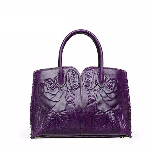 Genuine Leather women bags for women 2019 new luxury embossed handbag brand bag handbag women's designer bag - LiveTrendsX