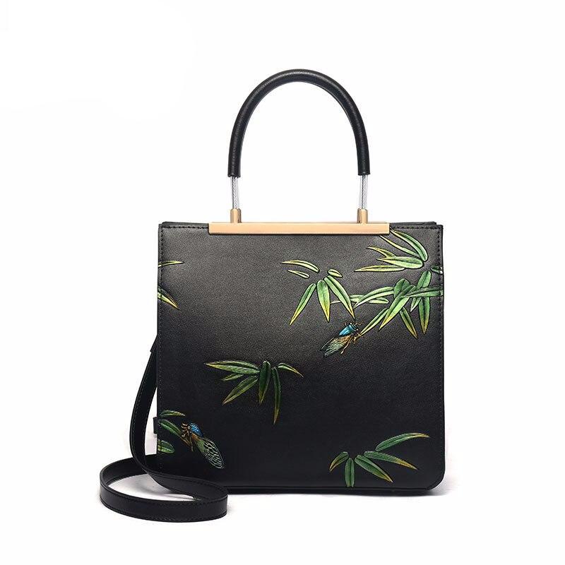 New Women bag luxury handbags designer Leather handbags fashion Embossing tote women leather shoulder bag - LiveTrendsX