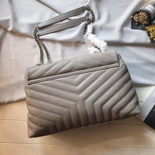 Load image into Gallery viewer, Women genuine Leather handbag luxury Designer 30CM LOU LOU messenger bag Female chain shoulder bag Lady Crossbody Bag - LiveTrendsX
