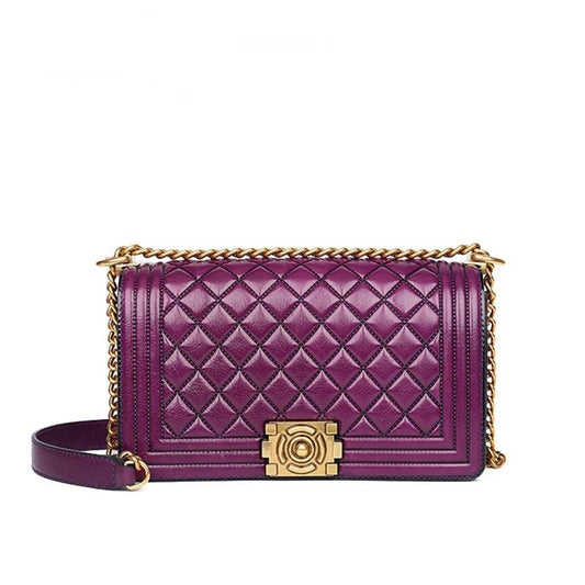 Women Genuine Leather bags 2019 New fashion luxury handbags women Embossed Flowers bag women leather shoulder handbags - LiveTrendsX