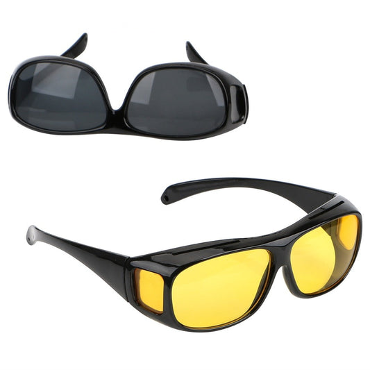 FORAUTO Night Vision Driver Goggles Unisex HD Vision Sun Glasses Car Driving Glasses UV Protection Sunglasses Eyewear - LiveTrendsX