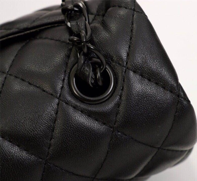 Tote sheepskin Chain Large Shoulder Crossbody Bags Fashionable women's shoulder bag is 100% natural leather - LiveTrendsX