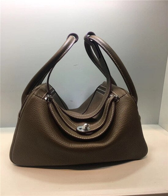 luxury brand women handbags famous designer doctor bags  genuine leather vintage shoulder crossbody bags for female - LiveTrendsX