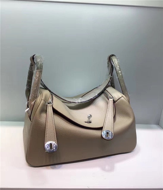 luxury brand women handbags famous designer doctor bags  genuine leather vintage shoulder crossbody bags for female - LiveTrendsX