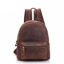 Load image into Gallery viewer, New Vintage Mini Size Women Genuine Leather High Quality Cowhide Small Backpack Ladies Travel Bag 2019 Casual Girl School Bag - LiveTrendsX
