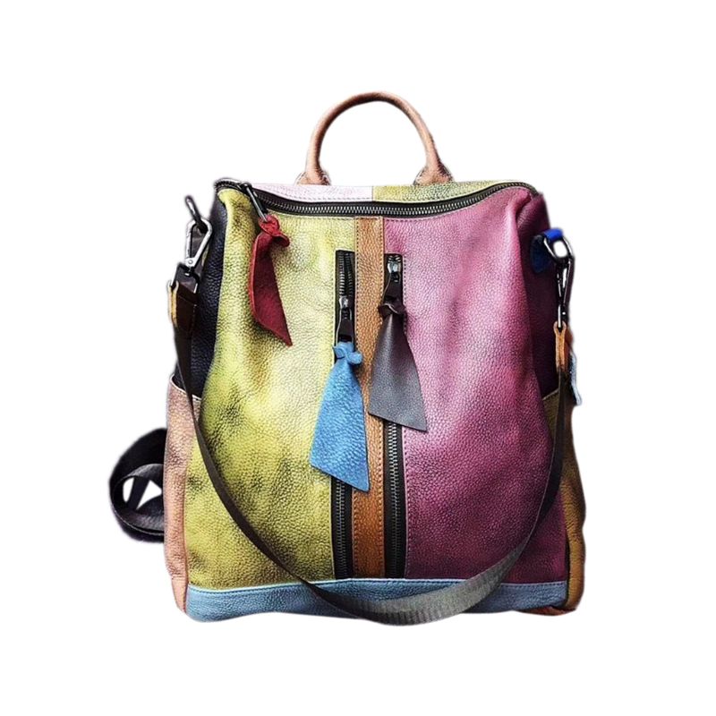 Women Backpack Casual Anti-theft Leather Rucksack Laptop Travel Shoulder Bag - LiveTrendsX