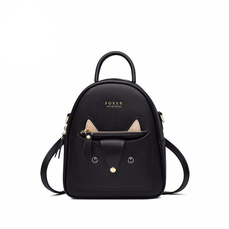 Women leather backpack fashion designer bags famous brand women bags 2019 new cowhide backpack Leisure school bag - LiveTrendsX