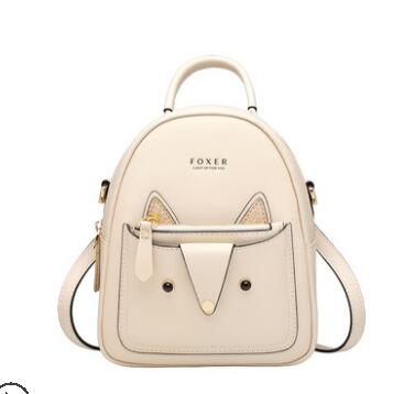 Women leather backpack fashion designer bags famous brand women bags 2019 new cowhide backpack Leisure school bag - LiveTrendsX