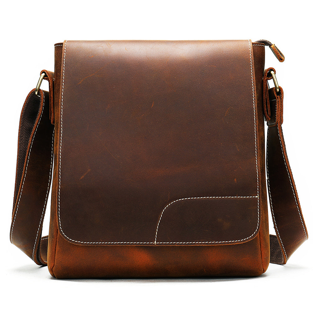 Fashion Man Handbag Genuine Leather Messenger Bag Male Cross body Casual Shoulder Business Briefcase For Men Cowhide Travel Tote - LiveTrendsX