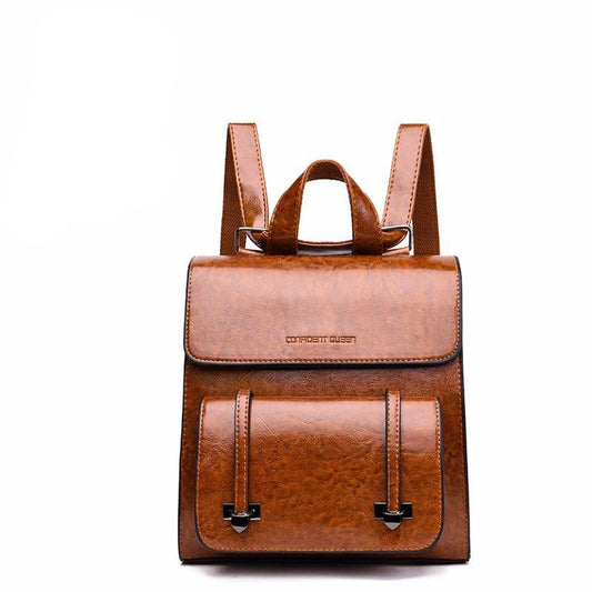 Fashion Women Backpack High Quality Youth Leather Backpacks for Teenage Girls Female School Shoulder Bag Bagpack Hot Selling - LiveTrendsX