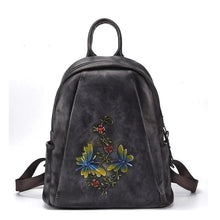 Load image into Gallery viewer, Retro shoulder bag tree high leather backpack handmade color head layer cowhide fashion backpack Lady Travel backpack - LiveTrendsX
