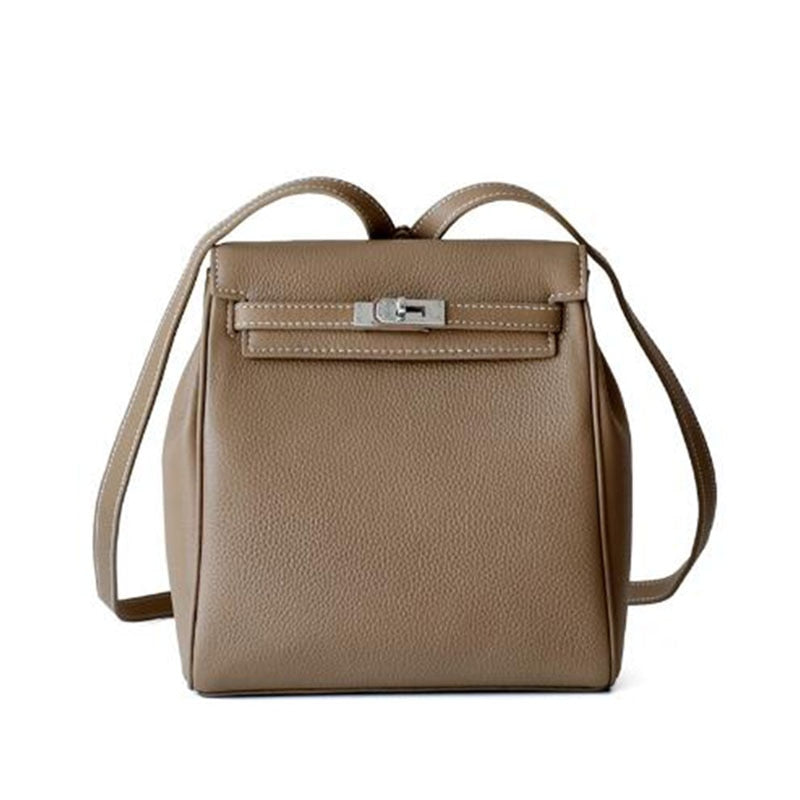 New Mini Backpack Genuine Leather Shoulder Bag For Girls Sac a Luxury Backpack Brand Small Bagpack Female Ladies School Backpack - LiveTrendsX