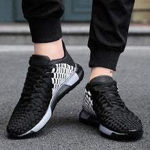 Load image into Gallery viewer, European popular men&#39;s sports shoes youth deodorant breathable mesh woven shoes thick bottom Korean travel men&#39;s shoes - LiveTrendsX
