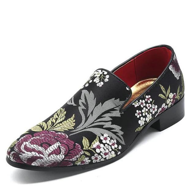 Plus Size 48 Handmade Formal Shoes Fashion Man Casual Flats Men Exquisite Embroidery Leather loafers driving Shoes - LiveTrendsX