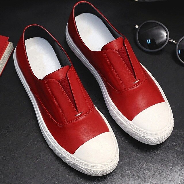 New Spring Leisure Lazy Shoes for men Hombre Sapatos Flat heel Slip on Male Loafers - LiveTrendsX