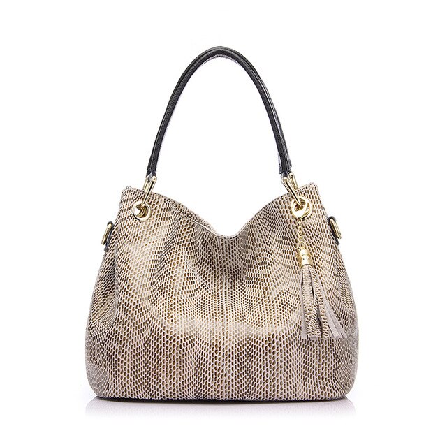handbag women genuine leather bag female hobos shoulder bags messenger high quality leather tote bag crossbody - LiveTrendsX