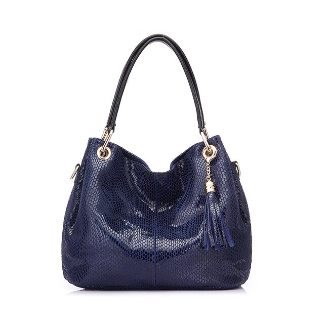 handbag women genuine leather bag female hobos shoulder bags messenger high quality leather tote bag crossbody - LiveTrendsX