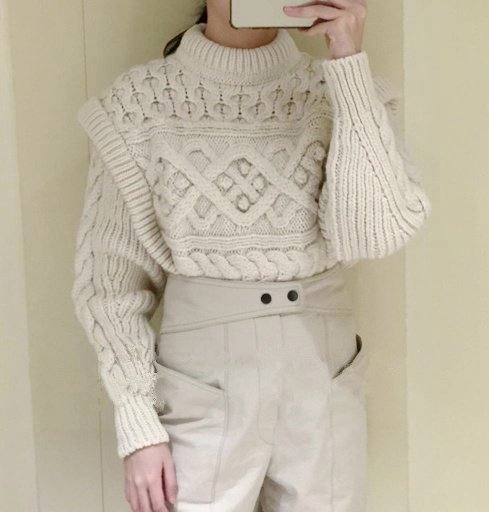 Solid Color Women's Knitted Sweater O-neck Twist Weave Fake Two Wool  Autumn and Winter New CuteKnitwear Pullovers - LiveTrendsX