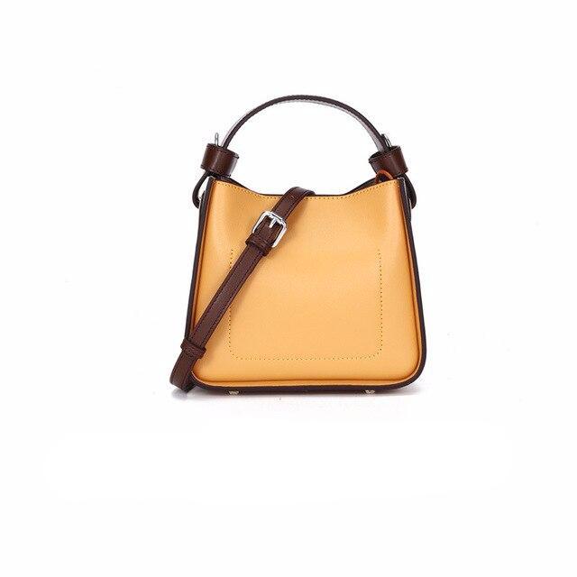 Baonu 2019 New Women's Water Barrel Bag Fashion Women's Bag Simple Colour Coloured Single Shoulder Slant Bag - LiveTrendsX