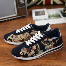 Load image into Gallery viewer, Spring Autumn Men&#39;S Printing Sneakers Korean Version Lace Up Running Shoes Mens Round Toe Low Help Sport Shoes - LiveTrendsX
