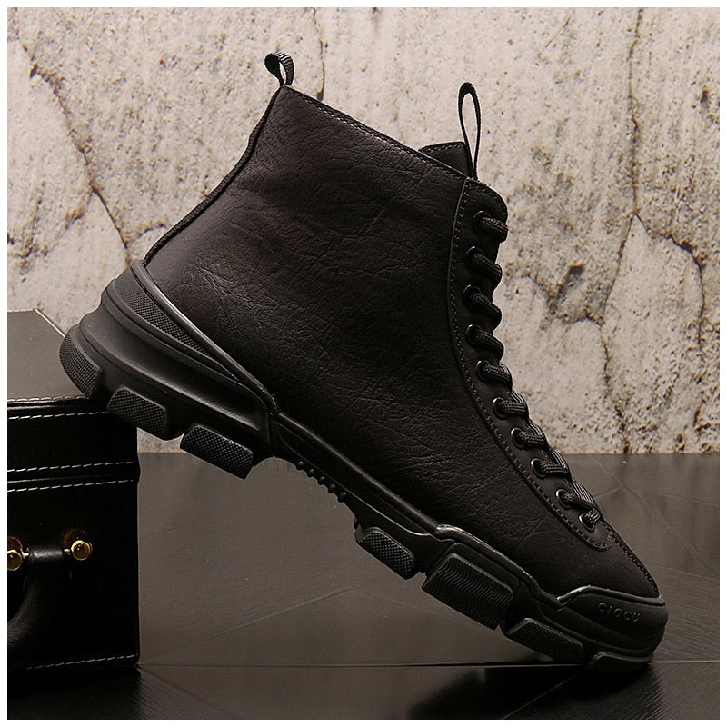 Hip hops Men 2019 Breathable Sneakers Vulcanize Boots Male yellow black Mesh Wear-resistant Casual boots Tenis Masculino - LiveTrendsX