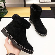 Load image into Gallery viewer, Snow Boots Female Shoes Botas Mujer Flock Chaussures Femme Plush Ladies Shoes Slip On Women Winter Boot Mixed Color Scarpe Donna - LiveTrendsX
