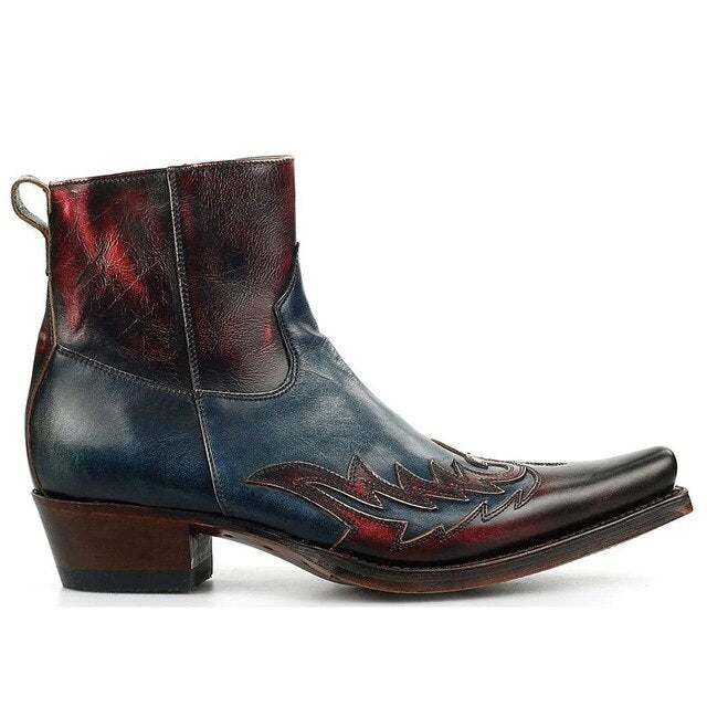 Men's Leather Slip-On British-Style Winter Chelsea Boots