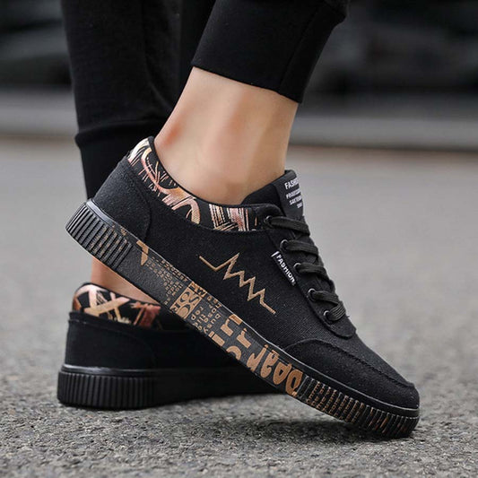 Autumn New Men'S Shoes Korean Version Comfortable Sports Casual Creative Show Personality Versatile Canvas Shoes Men Shoes Male - LiveTrendsX