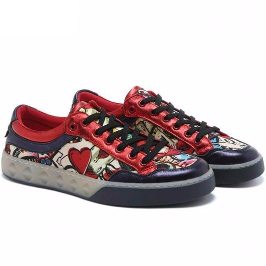 Graffiti Street Style Hip Hop Casual Flats Shoes Men  Canvas Shoes Personality Printed Flat Sneakers Mocassin Homme - LiveTrendsX