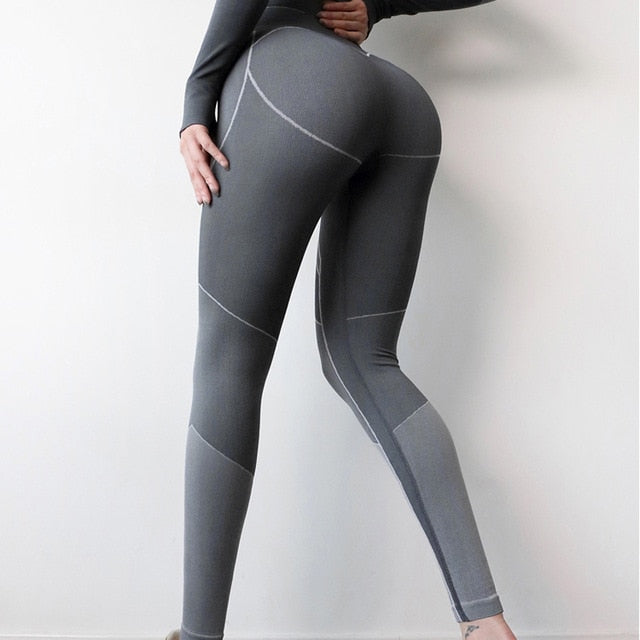 Seamless Workout Yoga Sets Female Sport Gym suit Wear Running Clothes women Fitness Sport Yoga Suit Long Sleeve + Leggings - LiveTrendsX