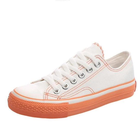 Canvas Sneaker Women Shoes Ladies White Sneakers for Women Canvas Shoes Fashion Sweet Lovely Womans Shoes Zapatilla Gruesa Mujer - LiveTrendsX