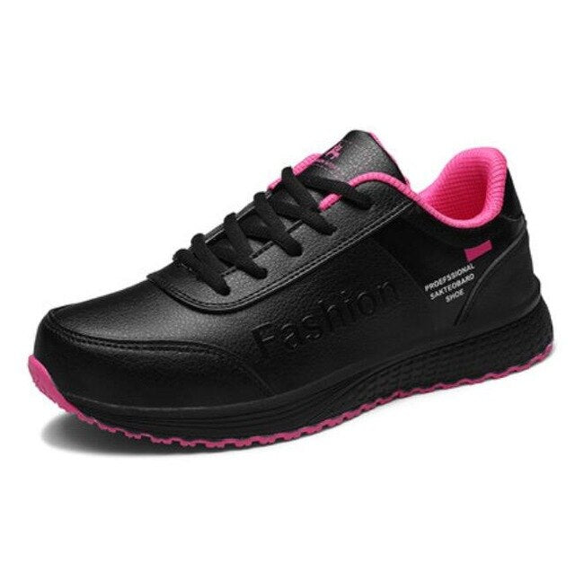 Comfort Women Casual Shoes Woman Sneakers Fashion Breathable Leather Platform Women Shoes Soft Sneaker Warm Plush Ankle Boots W5 - LiveTrendsX