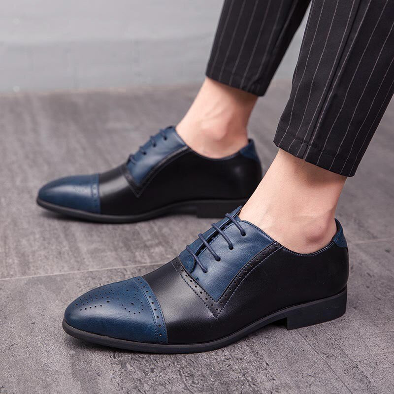 Large size 38-48 New Fashion dressing Leather Shoes Outdoor comfortable Men's Shoes Business Casual wedding party Shoes Men - LiveTrendsX