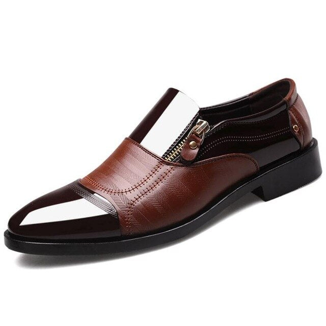 Shiny Leather Shoes Men Luxury Business Oxford Designer Breathable For LiveTrendsX Shiny Leather Shoes Men Luxury Business Oxford Designer Breathable For LiveTrendsX