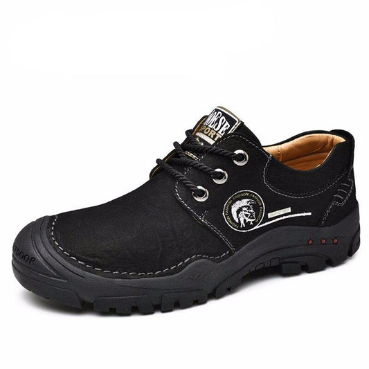 Men's High Quality Outdoor Hiking Shoes Lightweight Casual Leather Shoes Men's Handmade Leather Shoes Driving Shoes - LiveTrendsX