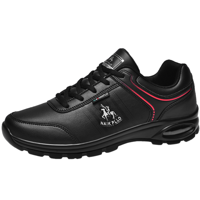 Men's Spring Breathable Casual Shoes Leather Air Cushion Non-slip Fashion Casual Shoes Fashion Classic Men's Sneakers - LiveTrendsX