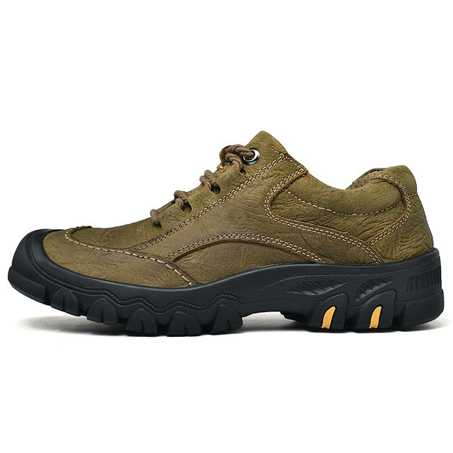 Men's Outdoor Fashion Hiking Shoes Casual Leather Shoes Fashion Travel Shoes - LiveTrendsX