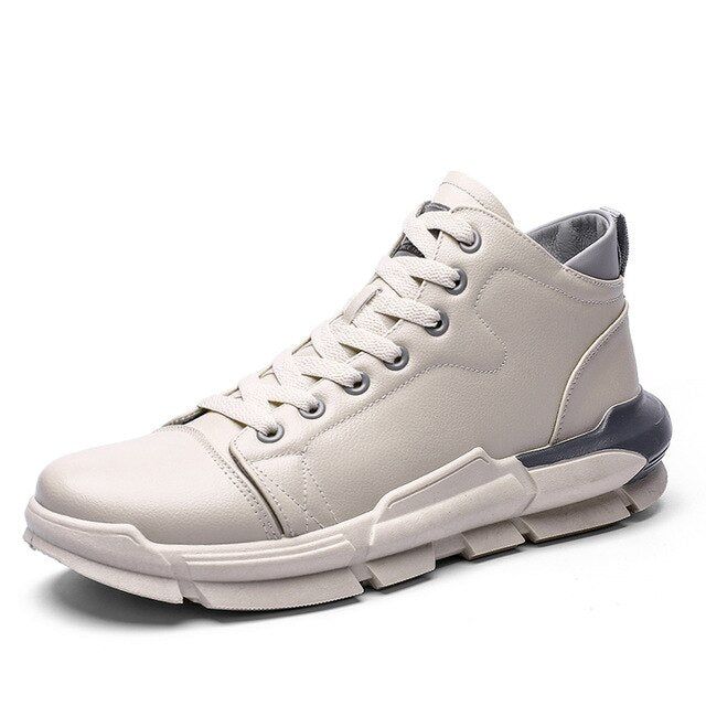 Hot Sale Casual Shoes Mens Anti Slip Fashion Men Sneakers Zipper Pu Leather Men Shoes Comfortable Luxury Brand Men Shoes Spring - LiveTrendsX