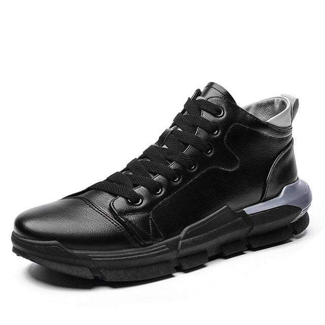 Hot Sale Casual Shoes Mens Anti Slip Fashion Men Sneakers Zipper Pu Leather Men Shoes Comfortable Luxury Brand Men Shoes Spring - LiveTrendsX
