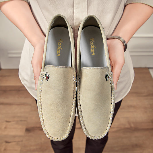 Big Size 38-48 Fashion outdoor Men Casual Shoes Leather Men Loafers Moccasins Slip On Men's Flats Male Driving party Shoes - LiveTrendsX