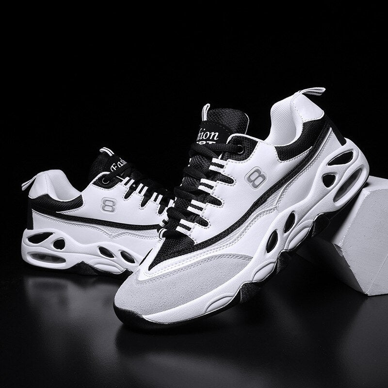 Basketball Training Shoes Men High-top Sports Air Cushion Sneakers Basketball Mens Shoes Casual Comfortable Men Sneakers - LiveTrendsX