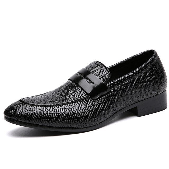 Leather men's shoes Slip-ons Large size 44-48 Driving shoes Comfortable Mens loafers Wear resistant - LiveTrendsX