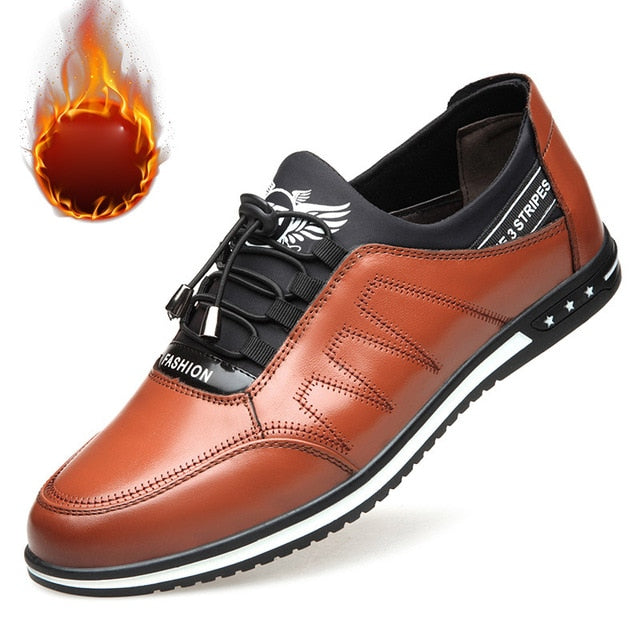 Mens Breathable Mesh leather shoesTraining shoes Plus size 39-48 - LiveTrendsX