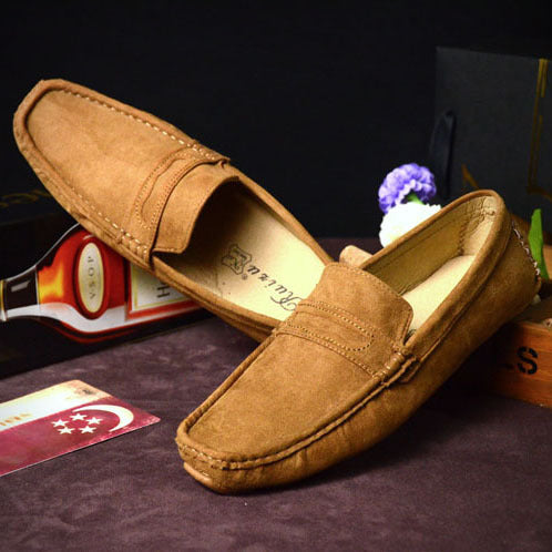 Spring and Summer Fashion Men's Leisure Air-breathable Driving Shoes, Lazy Shoes, Men's Bean Shoes - LiveTrendsX