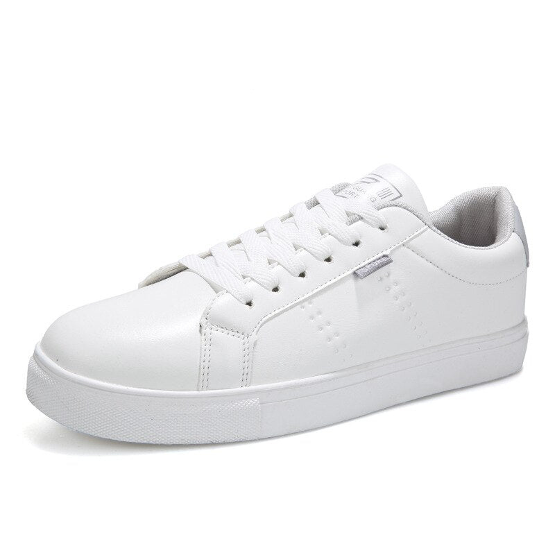 Men's Shoes Spring and Autumn Men's Korean Edition Fashion Leisure S White Board Shoes Male's Tide Shoes - LiveTrendsX